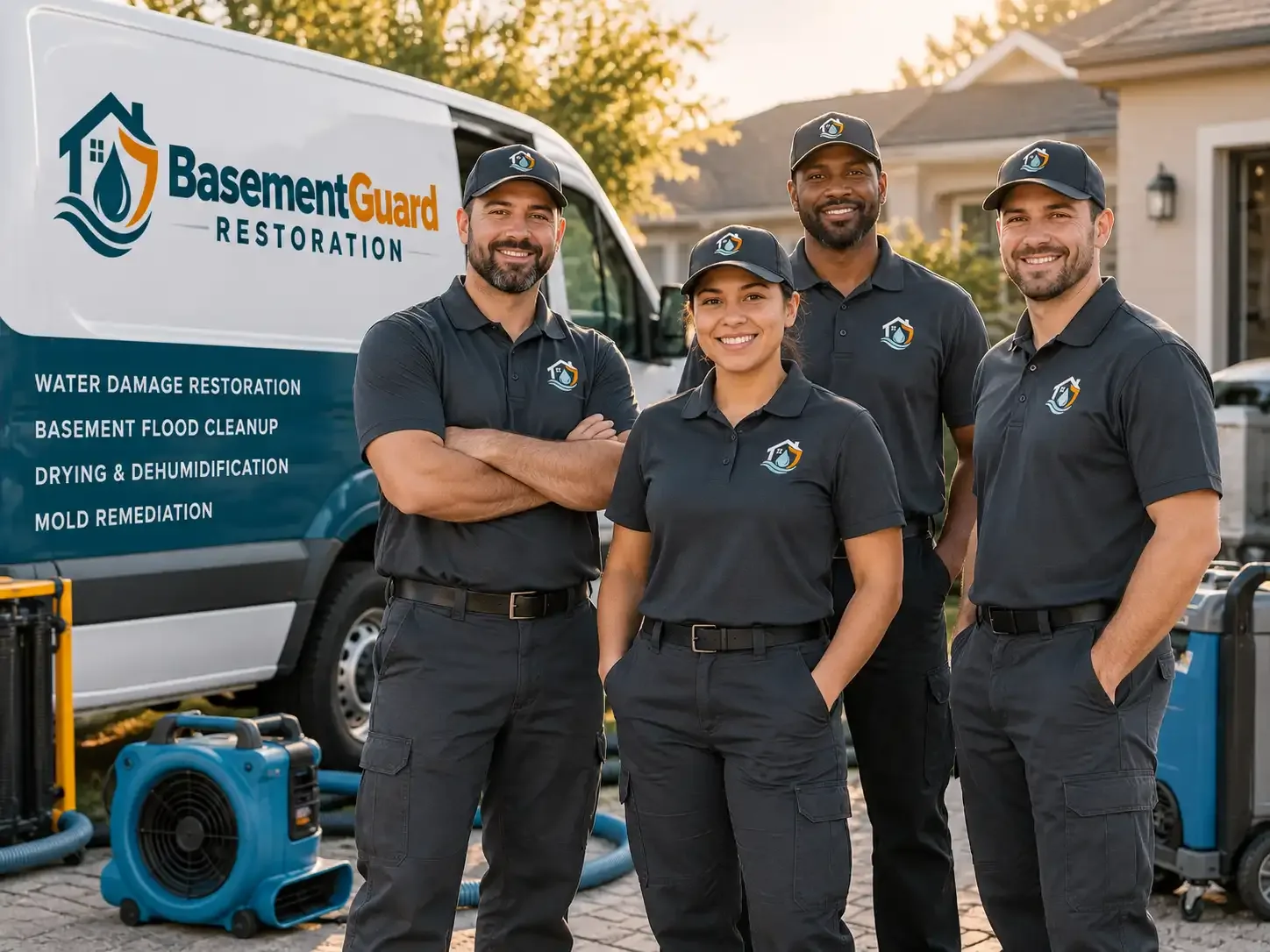Basement Water Damage Restoration company in Rock, MI